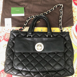 Kate Spade Campbell Gold Coast leather black purse